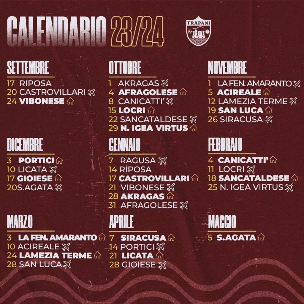 Serie D girone I, il nuovo calendario del Trapani 1 IMG 7808