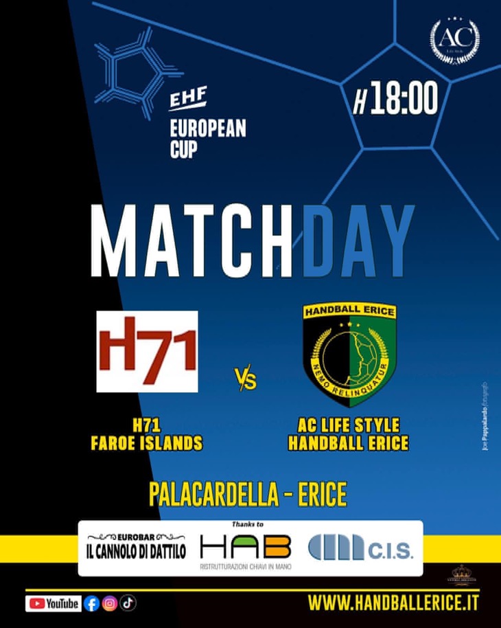 EHF European Cup, oggi il ritorno, H71-Hb Erice 1 IMG 8028