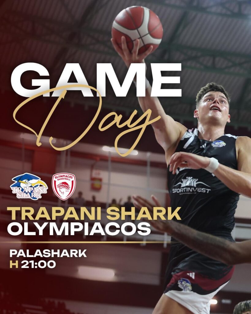 AMICHEVOLE DI LUSSO, QUESTA SERA TRAPANI SHARK-OLYMPIACOS 1 IMG 4629