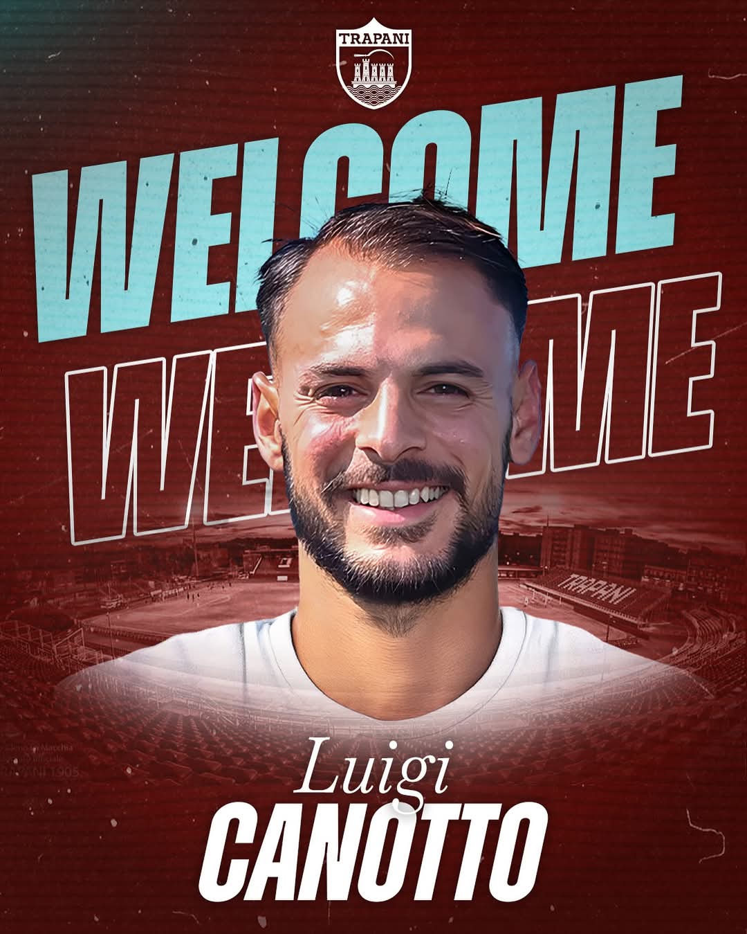 FC Trapani 1905, ufficiale il ritorno in maglia granata di Luigi Canotto